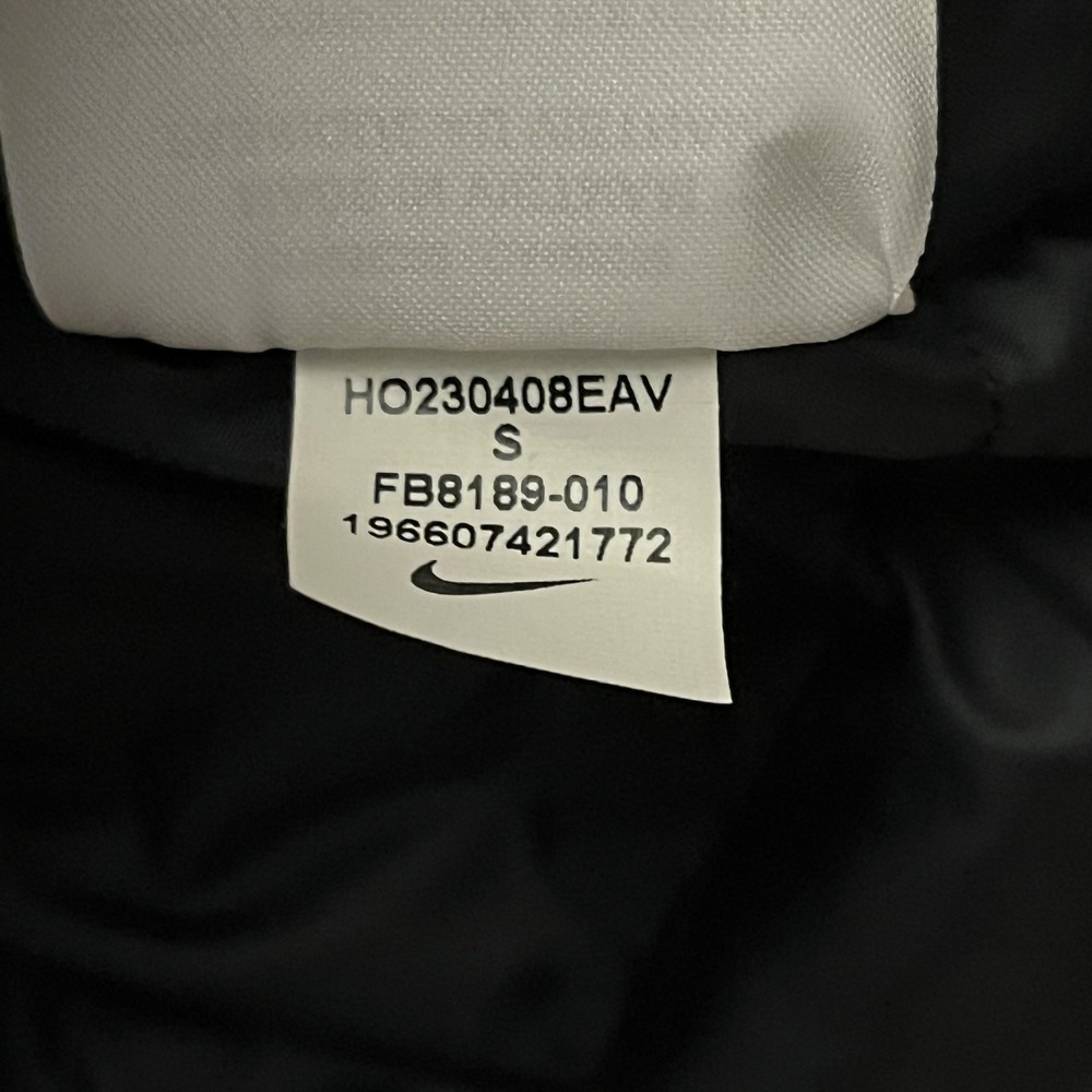 Nike Storm-FIT Parka Coat Mens Small Black Long Puffer Hooded FB8189-010 - Picture 13 of 13